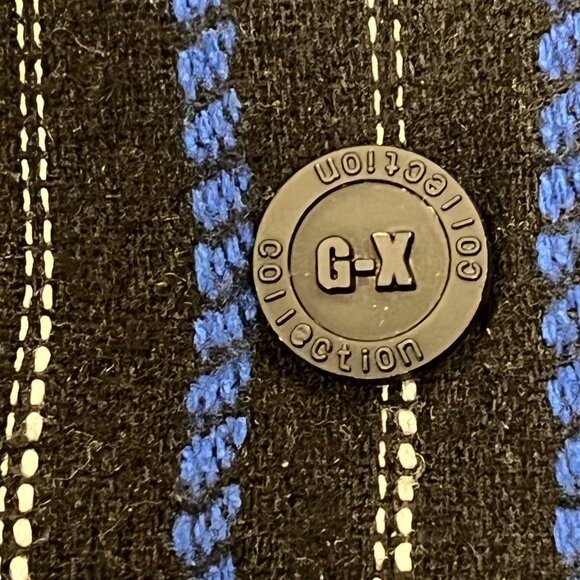 Women’s Oversized Mixed Plaid Denim Jacket, Pockets, OS - Picture 7 of 11